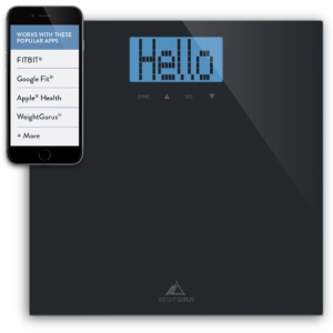 Weight Gurus Bluetooth Smart Connected Body Fat Scale