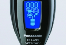 Panasonic ES-LA93-K Display