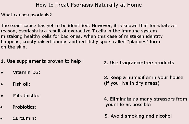 How to Treat Psoriasis Naturally at Home